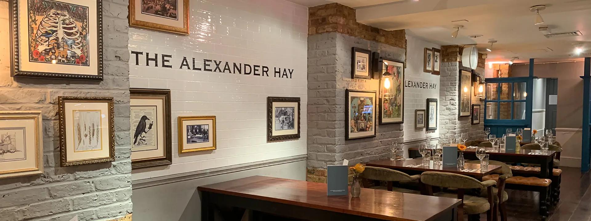 The Alexander Hay (Stonegate) header