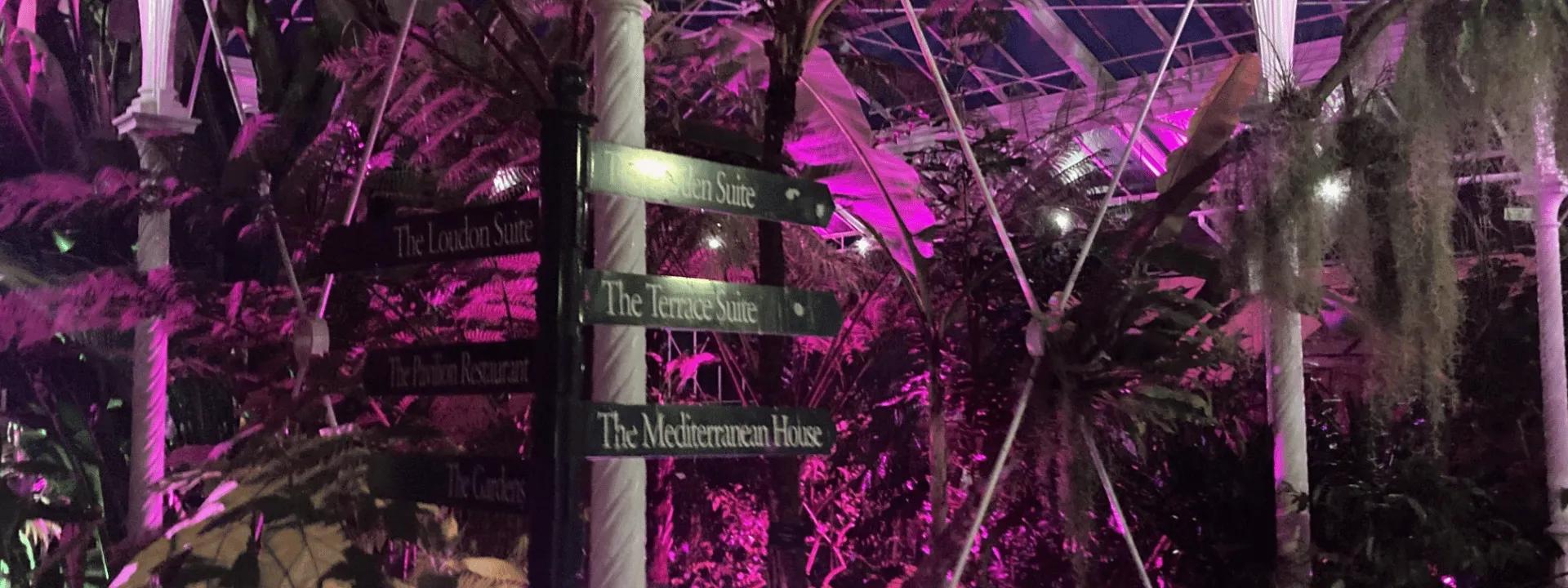 Birmingham Botanical Gardens & Glasshouses Venue Header